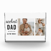 Moderne Collage Photo Happy Fathers Day Gift Fotoblokken (Voorkant)