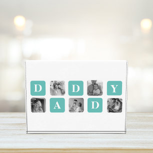 Moderne Collage Photo Happy Fathers Day Gift Fotoblokken
