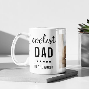 Moderne Collage Photo Happy Fathers Day Gift Koffiemok