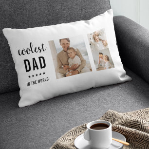 Moderne Collage Photo Happy Fathers Day Gift Kussen