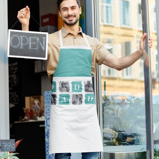 Moderne Collage Photo Happy Fathers Day Gift Schort