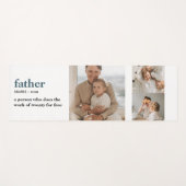 Moderne Collage Photo Happy Fathers Day Gift Yogamat (Voorkant (horizontaal))