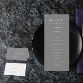 Moderne Colorblock Wedding | Light Silver
