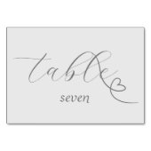 Moderne Colorblock Wedding | Light Silver Kaart (Achterkant)