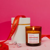 Moderne Colorful Happy Valentijns Gift Vierkante Sticker