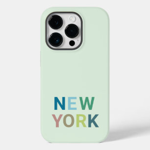 Moderne Colorful Text in New York Case-Mate iPhone 14 Pro Hoesje