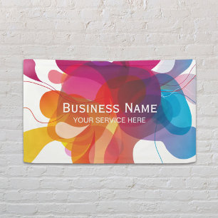 Moderne Colour Flow Trendy Business Spandoek