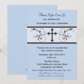 Moderne communautaire uitnodigingen voor jongens (Voorkant / Achterkant)