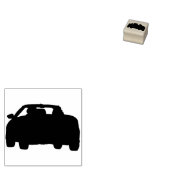 Moderne compacte cabriolet 	rubberstempel (Gestempeld)