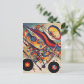 Moderne compositie Abstracte kunst Briefkaart (Staand voorkant)
