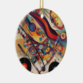 Moderne compositie Abstracte kunst Keramisch Ornament (Rechts)