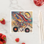 Moderne compositie Abstracte kunst Servet (Insitu)