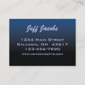 Moderne consultant visitekaartje (Achterkant)