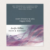 Moderne Contemporain élégant Carte de visite abstr (Extérieur déplié)