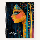 Moderne contemporain stylé cahier girly (Devant)
