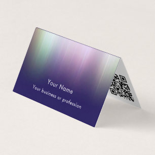 Moderne Cool Aangepaste QR Code Technologie Profes Visitekaartjes