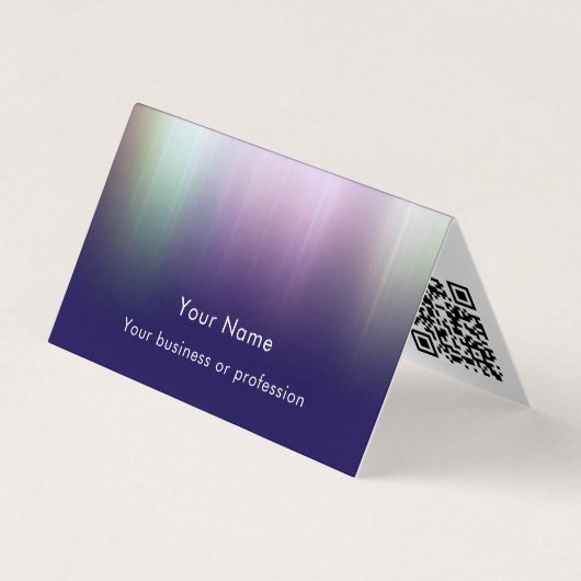 Moderne Cool Aangepaste QR Code Technologie Profes Visitekaartjes (Voorkant)