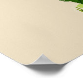 Moderne, coole pop art kitty kat poster (Hoek)