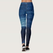 Moderne, coole spijkerbroek | Dream Abstracte Legg Leggings (Achterkant)