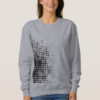 Moderne, coole trendy abstract halftoonpatroon van