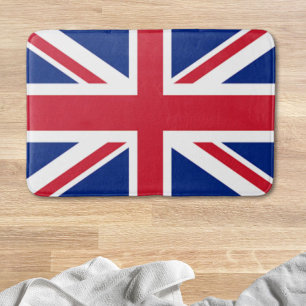moderne coole union jack flag londen on mode badmat