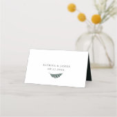 Moderne Coral Tropics Floral Wedding (Achterkant)