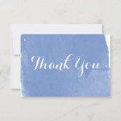 Moderne, Cornflower Blue Merci Cartes (Dos)