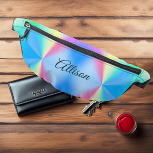 Moderne couleurs arc-en-ciel pastel iridescent