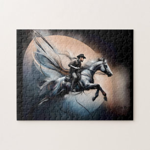 Moderne Cowboy op Paardenkunst Legpuzzel