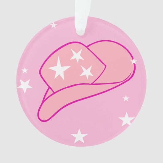 Moderne Cowgirl Casquette occidentale rose (devant)