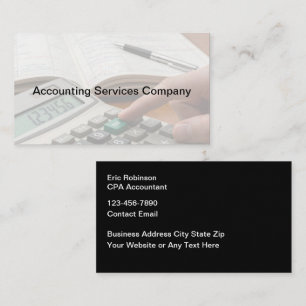 Moderne CPA-accountant Zakelijke Kaarten Nieuw Visitekaartje