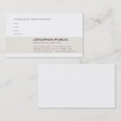 Moderne Creatief Ontwerp Afspraak Herinnering Afsprakenkaartje (Voorkant / Achterkant)