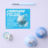 Moderne, creatieve luchtbellenauto flyer (Enkel)