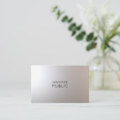 Moderne, creatieve, minimale professionele glam visitekaartje (Staand voorkant)