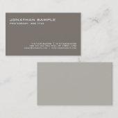 Moderne Creatieve, minimale vormgeving Visitekaartje (Voorkant / Achterkant)