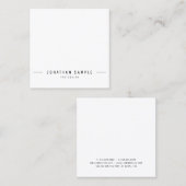 Moderne Creatieve Sjabloon Cool Clean Design Trend Vierkante Visitekaartje (Voorkant / Achterkant)