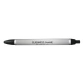Moderne Creative Designer voor Chic Black & Silver Zwarte Inkt Pen (Voorkant)