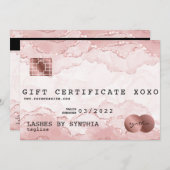 Moderne creditcard Cadeaubon Voeg je Logo toe (Voorkant / Achterkant)