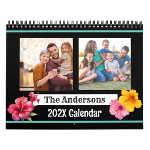 Moderne Creëer uw eigen aangepaste familiefoto Kalender