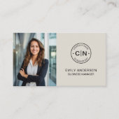 Moderne Créez votre logo Carte de visite QR (Devant)