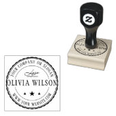 Moderne |Créez votre propre entreprise Logo tampon (Tamponné)