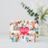 Moderne Custom 4-foto Template Collage Briefkaart (Staand voorkant)