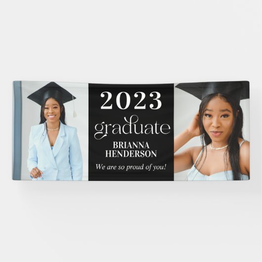 Moderne Custom Afstuderen Banner (Horizontaal)