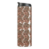 Moderne Custom Face Gift Voor Haar, Grappig Gift Thermosbeker (Geroteerd rechts)