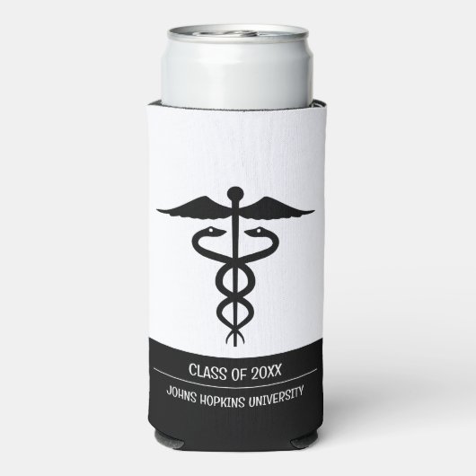 Moderne Custom Nurse Doctor Afstudeerfeest (Seltzer Achterkant)