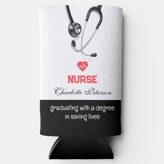 Moderne Custom Nurse Doctor Afstudeerfeest (Voorkant)