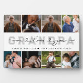Moderne Custom OPA Vaderdag Fotocollage Fotoplaat (voorkant)