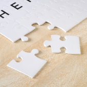 Moderne Custom Rectangle Business Logo Company Legpuzzel (Zijkant)