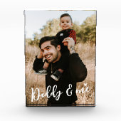 Moderne Custom Simple Daddy en mij Fotogalerij Fotoblokken (Voorkant)