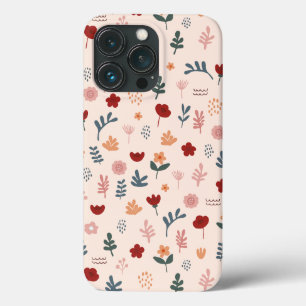 Moderne Cute Aesthetic Flower Pattern iPhone 13 Pro Hoesje